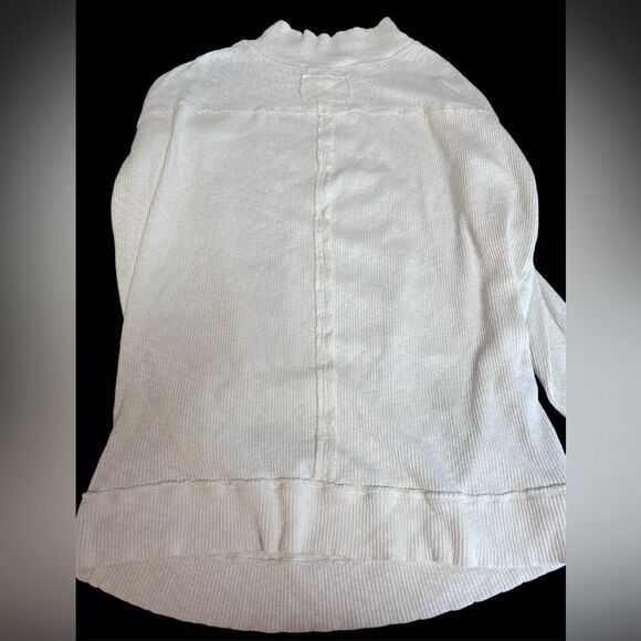 We The Free Off White Sweater Tunic Sz L Free People - Picture 2 of 2